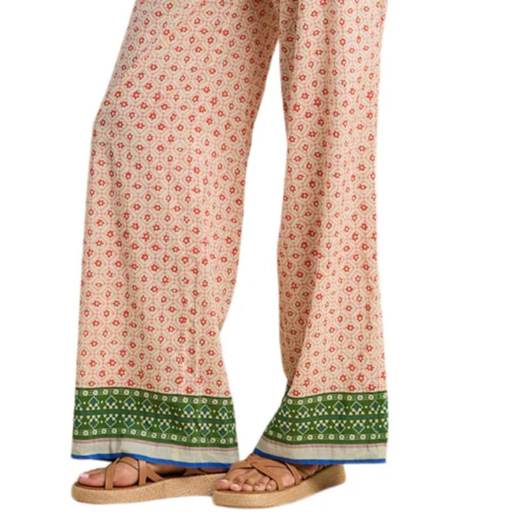 Trovata Birds of Paradis Vera Pants in Santorini Border